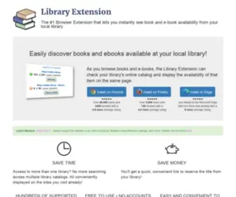 Libraryextension.com(The #1 Browser Extension) Screenshot