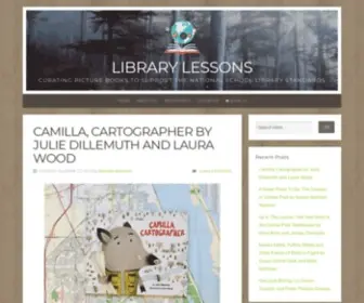 Librarylessonswithbooks.com(Find lesson ideas for picture books that meet the aasl standards on this blog) Screenshot