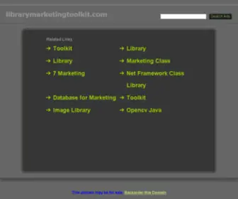 Librarymarketingtoolkit.com(The Library Marketing Toolkit) Screenshot