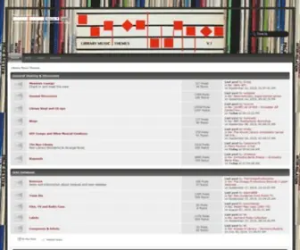 Librarymusicthemes.net(Library Music Themes) Screenshot