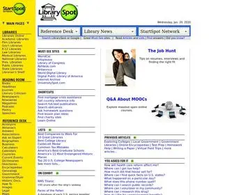 Libraryspot.com(Encyclopedias) Screenshot