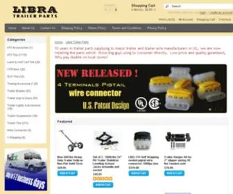 Libratrailerparts.com(Libra Trailer Parts) Screenshot