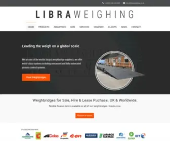 Libraweighing.co.uk(Weighbridges & Wheel Wash Sales & Hire) Screenshot