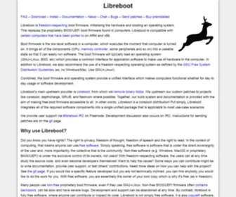 Libreboot.org(Libreboot) Screenshot