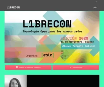 Librecon.io(11 de noviembre de 2020) Screenshot