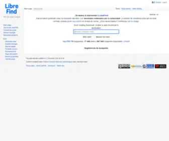 Librefind.org(Página) Screenshot