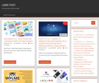 Librepost.site(Free download script php nulled) Screenshot