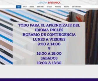 Libreriabritanica.com(Título) Screenshot