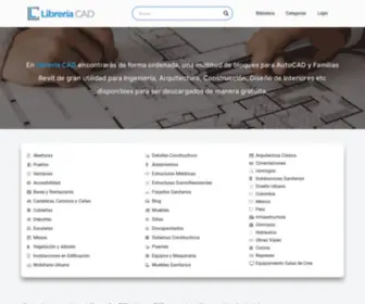 Libreriacad.com(Librería CAD) Screenshot