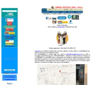 Libreriaeditriceurso.com(Libreria Editrice Urso Avola (SR) Italia) Screenshot