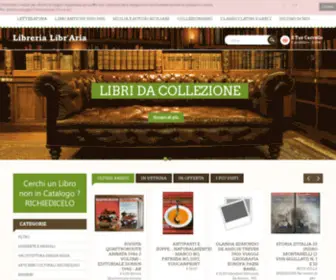 Librerialibraria.it(Libreria Libr'Aria) Screenshot