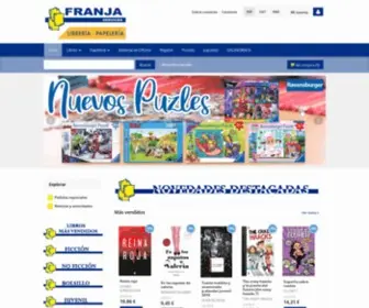Libreriapapeleriafranja.com(Comprar libros en Franja Services) Screenshot