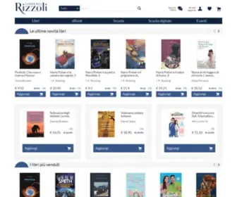 Libreriarizzoli.it(Vendita online di libri) Screenshot