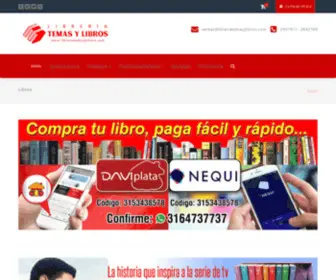 Libreriatemasylibros.com(Libreriatemasylibros) Screenshot