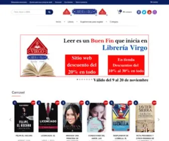 Libreriavirgo.com.mx(Librería Virgo) Screenshot