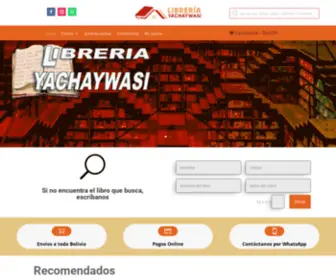Libreriayachaywasi.com(La casa del saber con libros para todos desde 1987) Screenshot