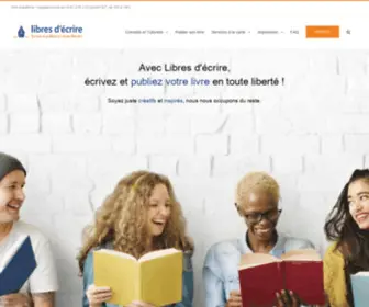 Libresdecrire.com(Publiez votre livre en auto) Screenshot