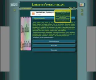 Librettidopera.it(Libretti d'opera italiani) Screenshot