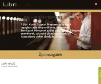 Libricsoport.hu(Libri Csoport) Screenshot