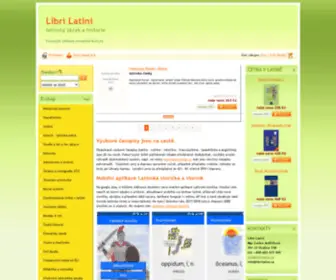 Librilatini.cz(Libri Latini) Screenshot