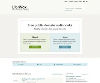 Librivox.org(Apache2 Ubuntu Default Page) Screenshot