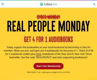 Libro.fm(Your Independent Bookstore for Digital Audiobooks) Screenshot