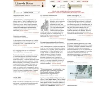 Librodenotas.com(Libro de Notas) Screenshot