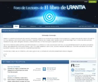 Librodeurantia.org(El Libro de Urantia) Screenshot