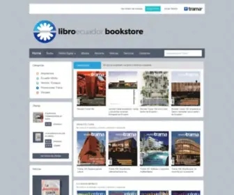 Libroecuador.com(Librería digital) Screenshot