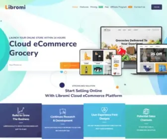 Libromi.com(Cloud eCommerce Solution for SMEs in UAE and Middle East) Screenshot