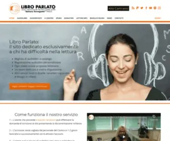 Libroparlato.org(Centro del Libro Parlato) Screenshot