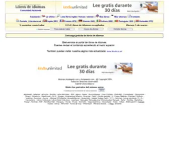 Librosdeidiomas.com(Libros de idiomas gratuitos para descargar. Literatura inglesa) Screenshot