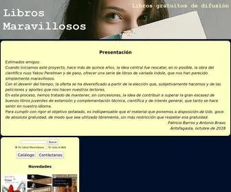Librosmaravillosos.com(Libros Maravillosos) Screenshot