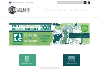Librossinfronteras.com.mx(Espacio del libro) Screenshot