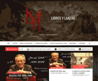 Librosylanzas.com(Libros y Lanzas) Screenshot