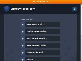 Librosylibros.com(librosylibros) Screenshot