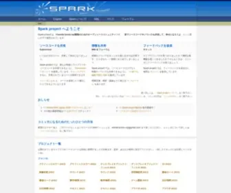 Libspark.org(Spark project) Screenshot