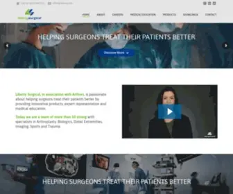 Libsurg.com(Liberty Surgical) Screenshot