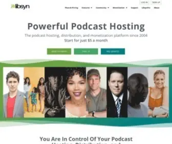Libsyn.com(The Best Podcast Hosting Platform) Screenshot