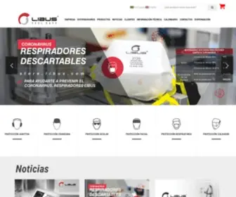 Libus.com.ar(Fabricante de elementos de protección personal) Screenshot