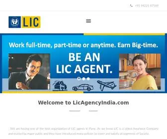 Licagencyindia.com(LicAgencyIndia) Screenshot