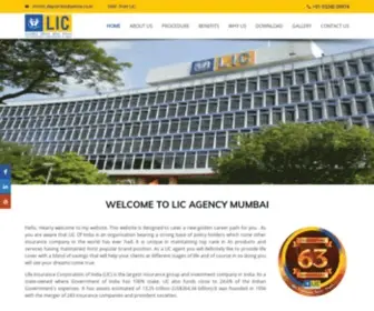 Licagencymumbai.in(Join LIC agency Mumbai) Screenshot