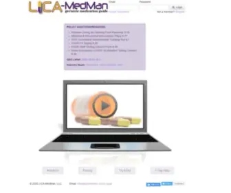 Licamedman.com(LICA-MedMan) Screenshot