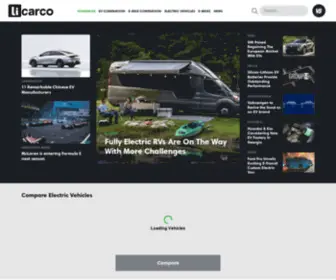 Licarco.com(All Electric Vehicle) Screenshot