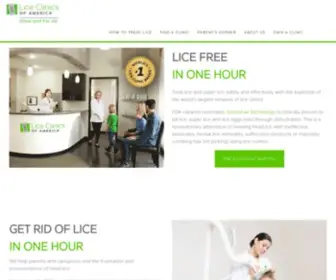 Liceclinicslosalamitos.com(Lice Clinics of America) Screenshot