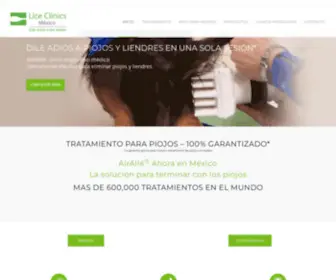 Liceclinicsmexico.com(Lice Clinics de Mexico) Screenshot