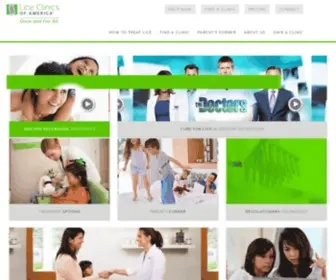 Liceclinicsofamerica.com(Lice Clinics of America) Screenshot