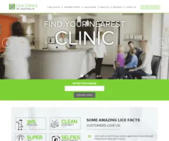 Liceclinicsofaustralia.com.au(Lice Clinics of Australia) Screenshot