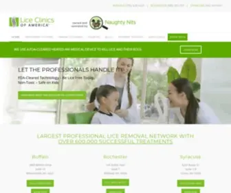 Liceclinicsupstateny.com(Upstate New York Lice Removal Clinics) Screenshot
