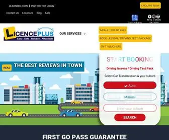 Licenceplus.com.au(Driving school) Screenshot